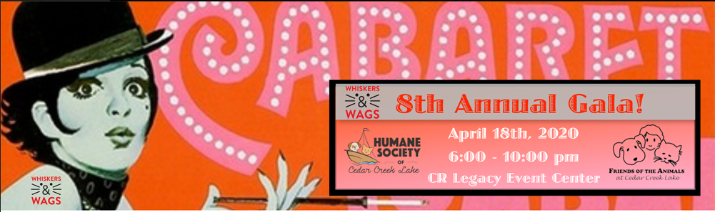 Whiskers and Wags Cabaret 1 Cabaret CedarCreekLake.Online