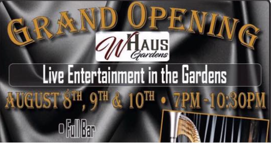 Carlos Guedes Live-W Haus Gardens 1 WHaus Bar CedarCreekLake.Online