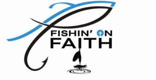 fishing on faith logo fish and hook logo