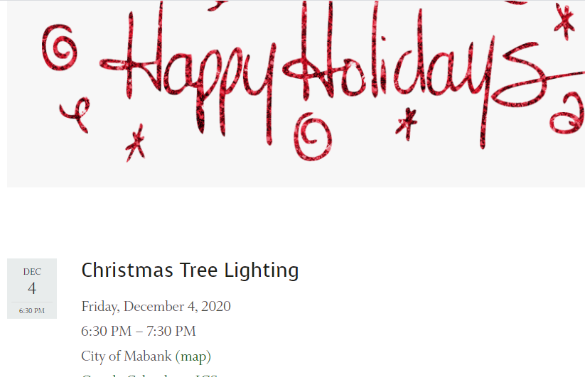 Christmas Tree Lighting 2 Christmas tree mabank CedarCreekLake.Online
