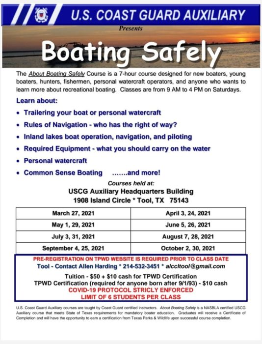 Boating Safety CCL US Coast Guard Auxiliary 1 boating safety scaled CedarCreekLake.Online