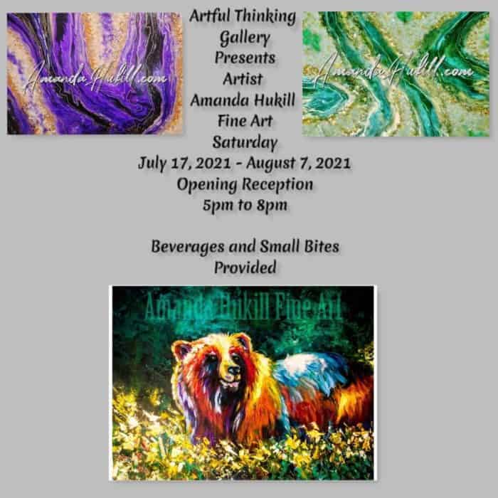 Artful Thinking Gallery Presents Amanda Hukill 2 artful thinking july CedarCreekLake.Online