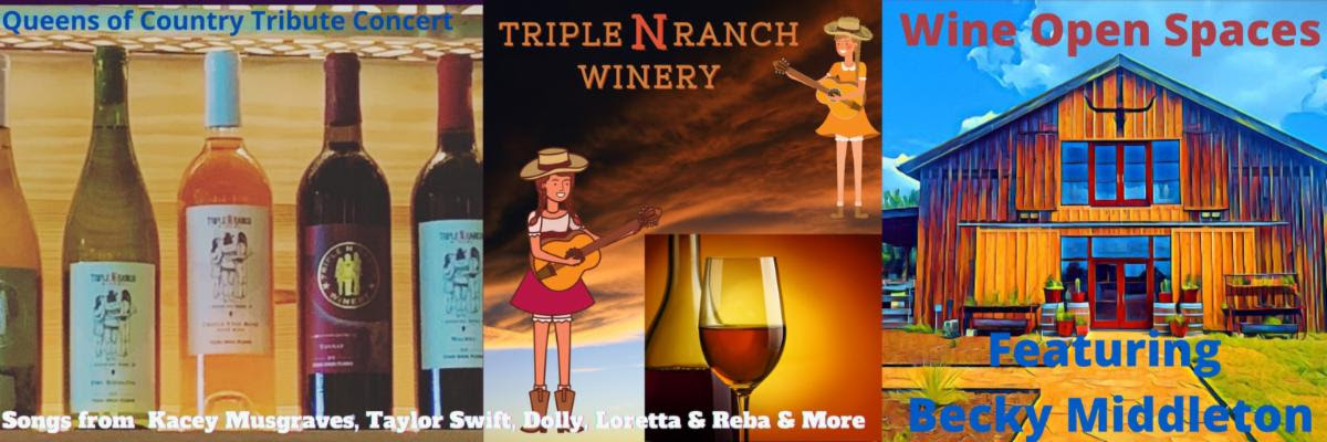 Ladies of Country Music at Triple N Ranch Winery 1 Queens of Contry Sept 18 CedarCreekLake.Online
