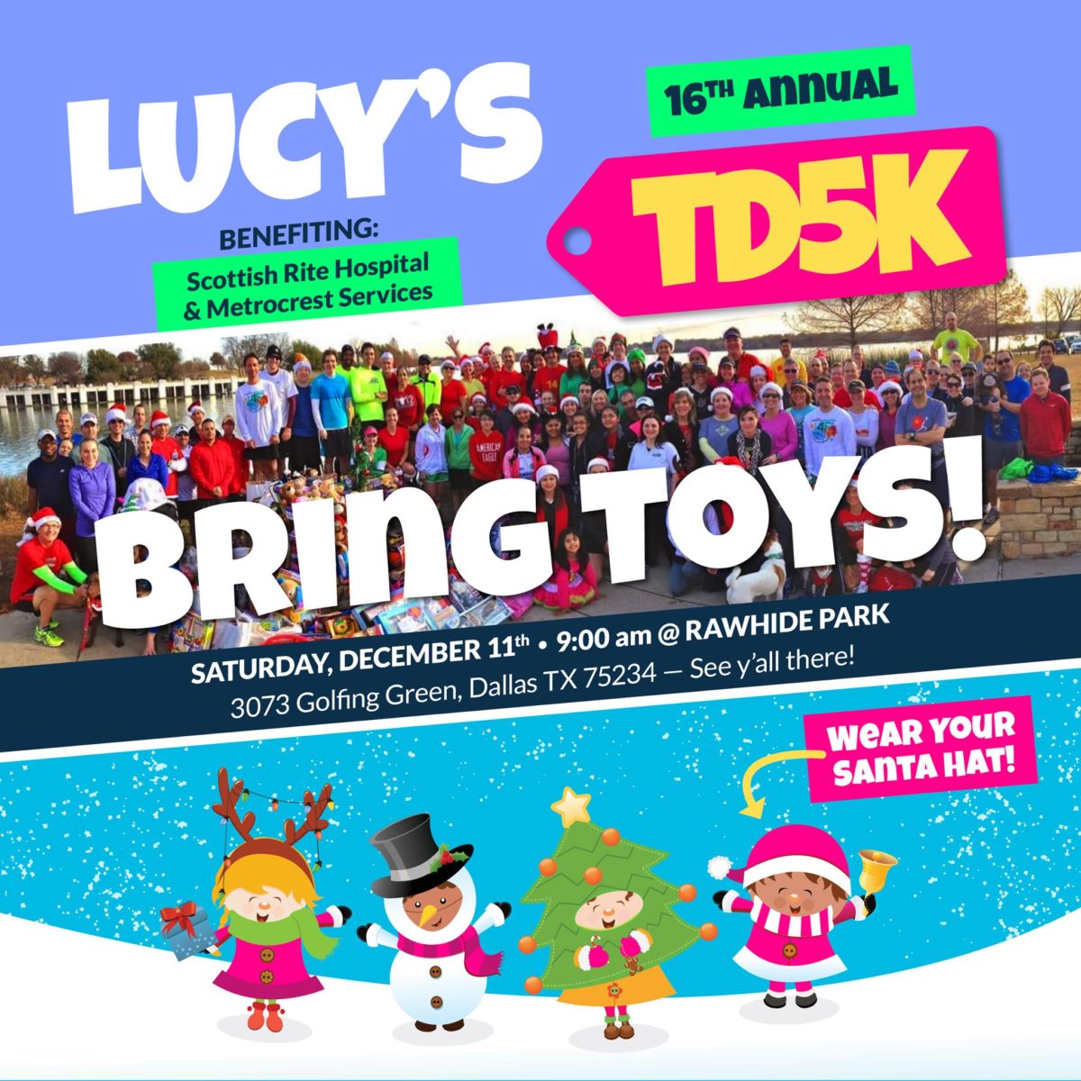 Lucy's TD5K Benefitting Scottish Rite Hospital and Metrocrest Services 1 Lucys annual 5k scaled CedarCreekLake.Online