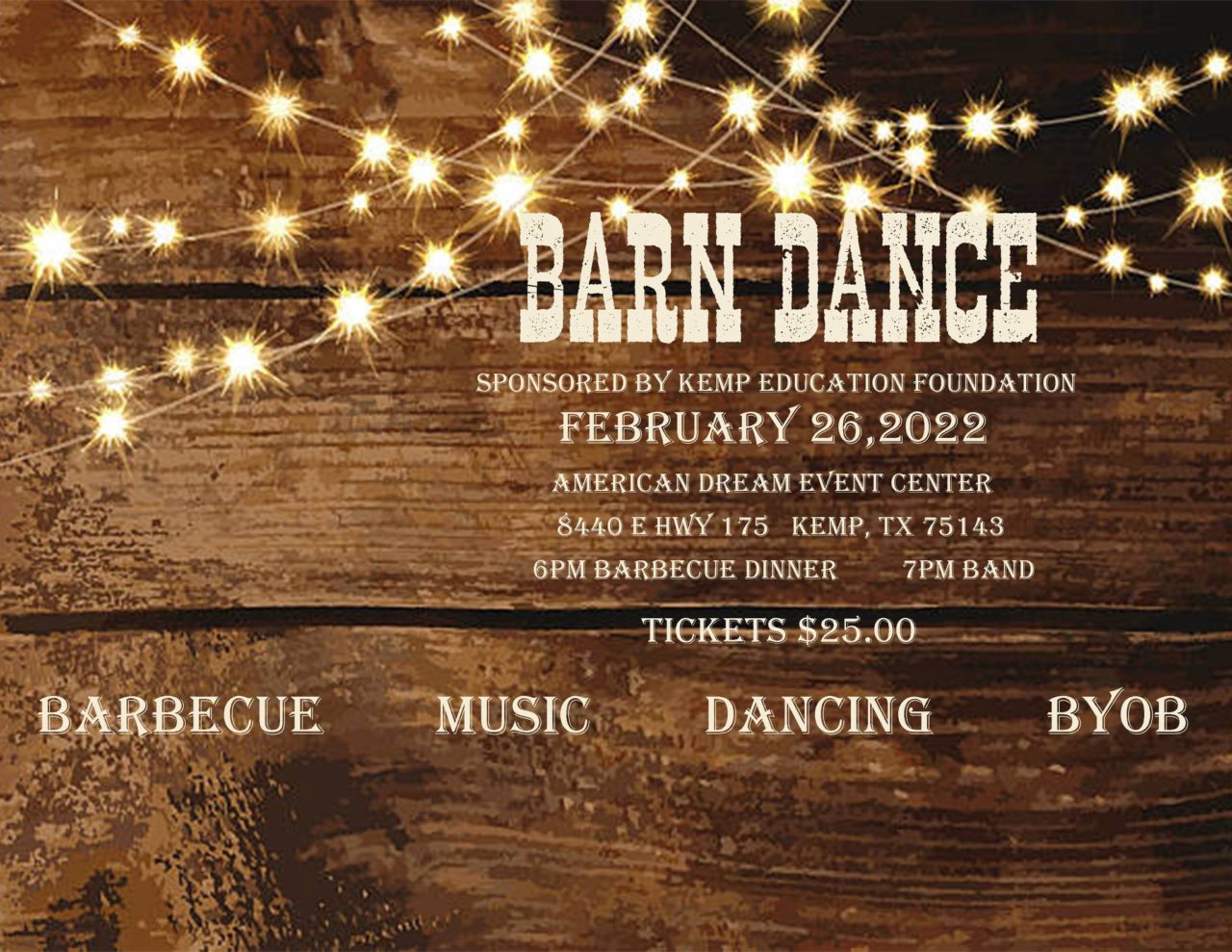 Kemp Education Foundation Barn Dance Fundraiser