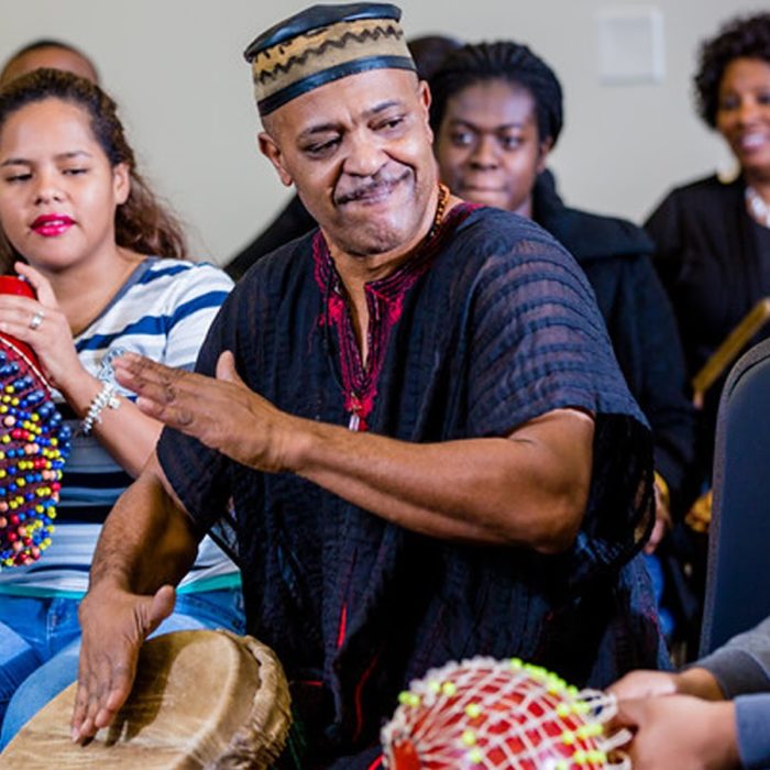 Baba Kwasi African Drums at Tri-County Library 1 Baba kwasi CedarCreekLake.Online