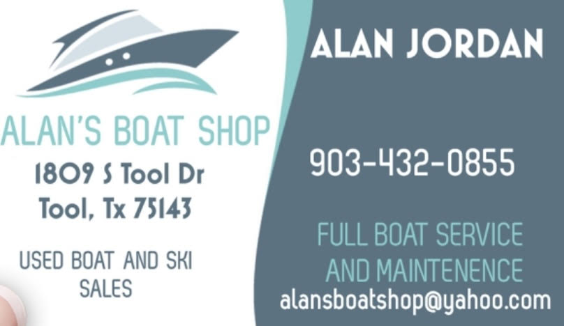 Alan’s Boat Shop 4 New Card CedarCreekLake.Online