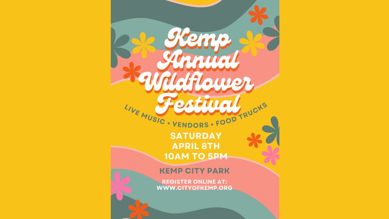 <strong>Kemp Annual Wildflower Festival 2023</strong> 2 kemp wildflower CedarCreekLake.Online