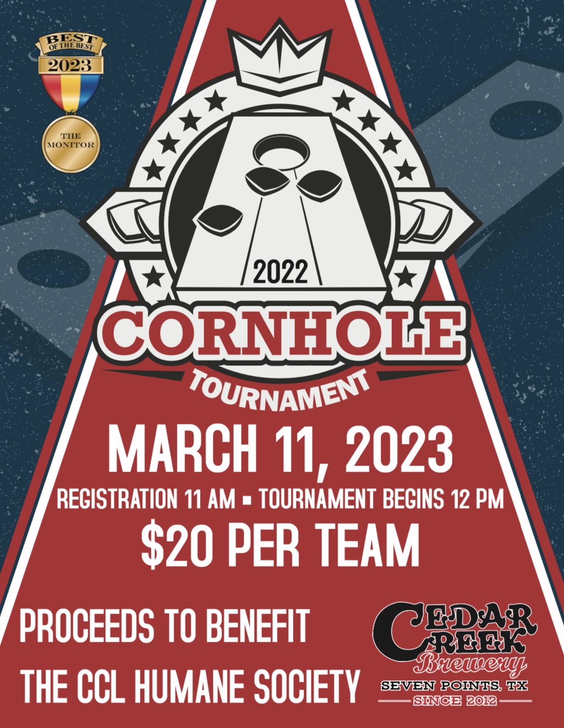 Cornhole Tournament at Cedar Creek Brewery 2 cornhole tournment ccb CedarCreekLake.Online