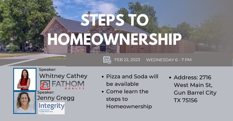 Steps To Home Ownership 1 whitney open house CedarCreekLake.Online