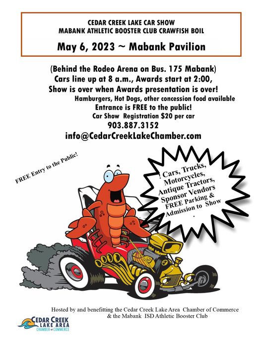 Cedar Creek Lake Car Show 1 ccl car shopw CedarCreekLake.Online