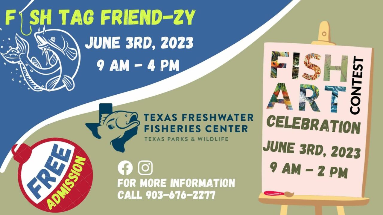 Fish Tag Friendzy and Texas Fish Art Contest Celebration 2 fish tag frienzy CedarCreekLake.Online