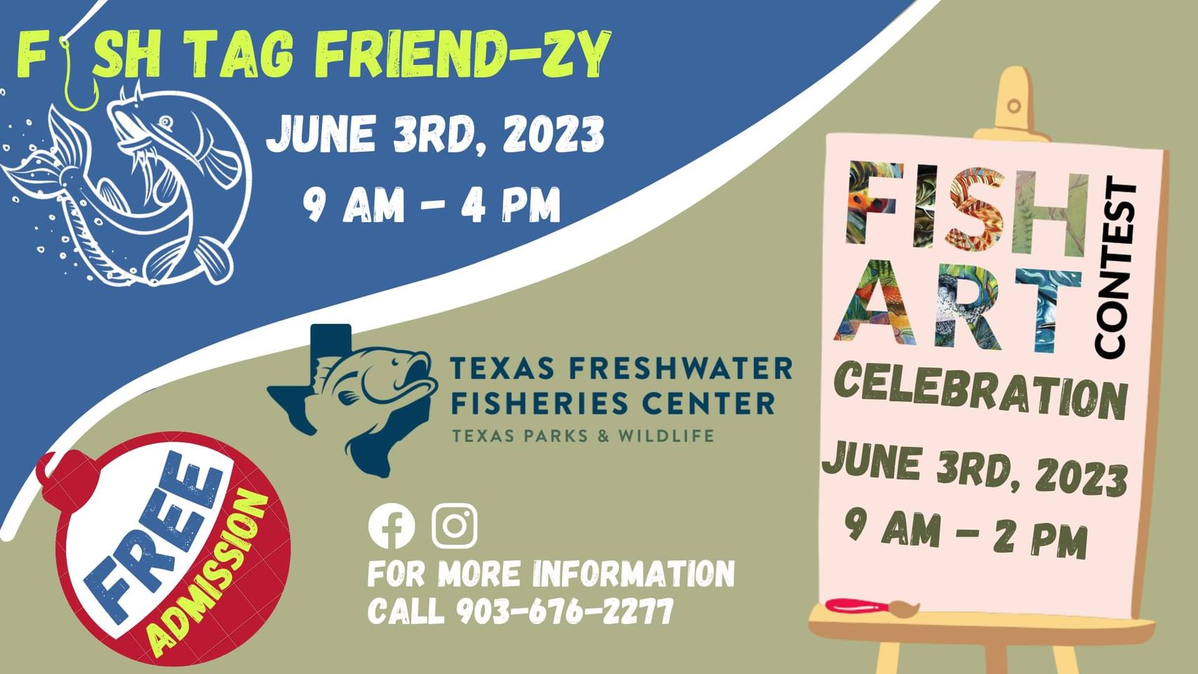 Fish Tag Friendzy and Texas Fish Art Contest Celebration 1 fish tag frienzy CedarCreekLake.Online