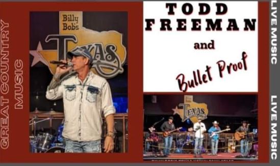 Todd Freeman at Bullet Proof Band at Vernon's Lakside 2 Todd Freemand and bullet proof band 1 CedarCreekLake.Online