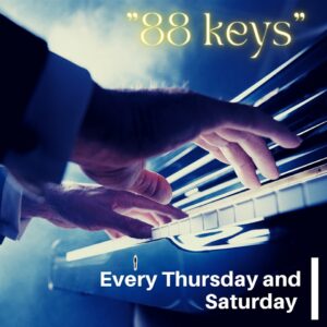 Live Piano Music featuring songs from Broadway, Oldies & Everyone’s Favorites at Waves by W456