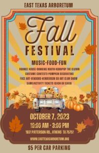 Fall Festival at the East Texas Arboretum