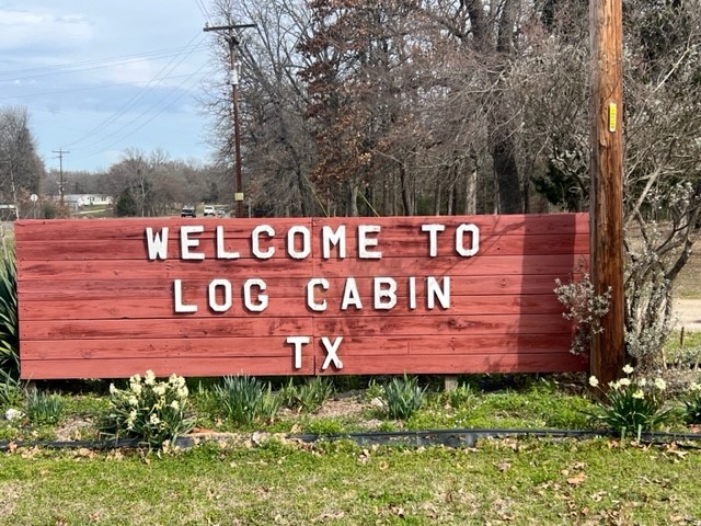 City Of Log Cabin 3 Welcome Sign cedarcreeklake.online