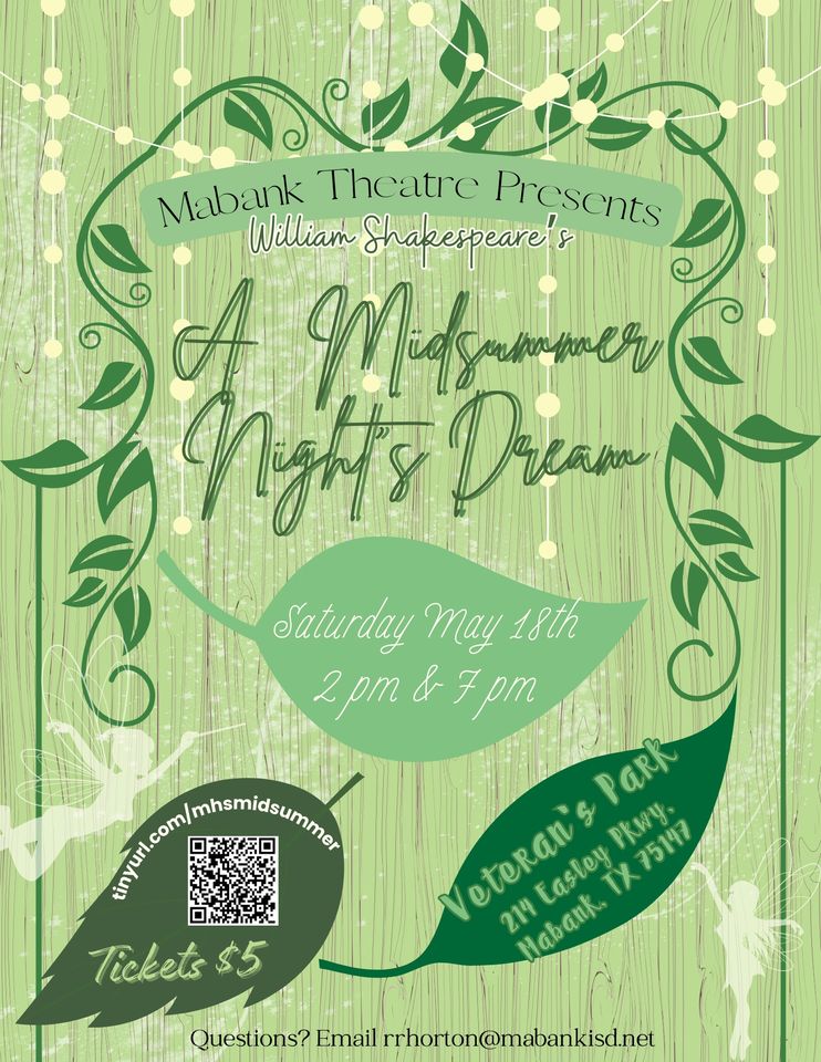 Shakespeare In The Park 1 A Mid summers nights dram cedarcreeklake.online