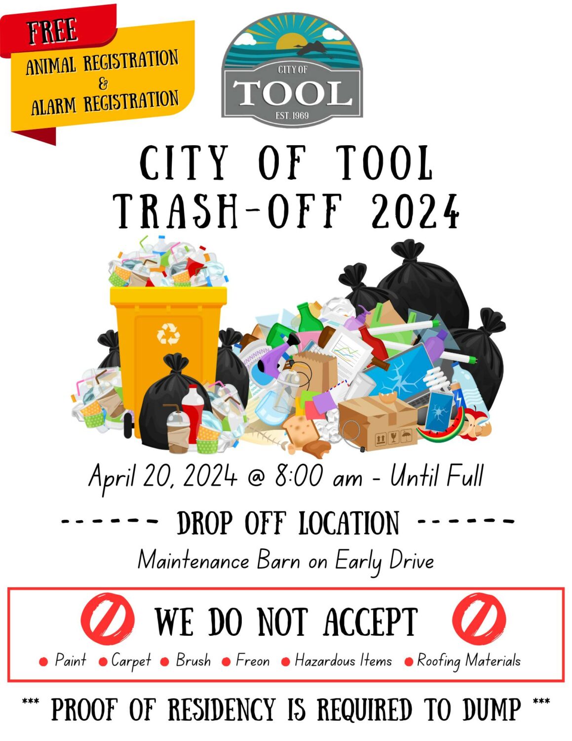 City of Tool Annual Trash Off 2 tool trash off cedarcreeklake.online