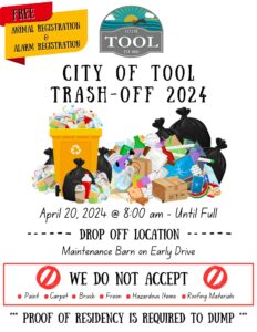 City of Tool Annual Trash Off