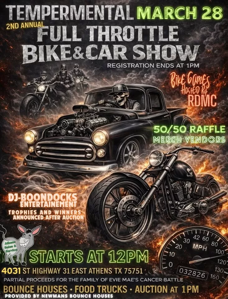 Car, Truck and Motorcycle Show 19 2nd annual full throttle bike and car show CedarCreekLake.Online